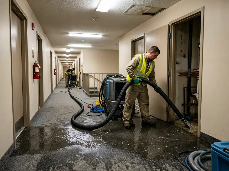 multi-unit-apartment-hallway-f-005 — frequently asked questions, Emergency Burst Pipe Water Extraction & Removal in Cherry G…